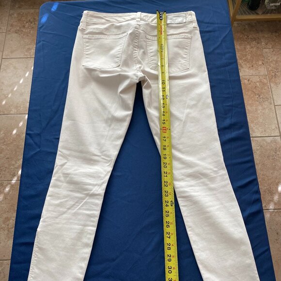 Henry & Belle SIGNATURE STRAIGHT LEG Stretch WHITE JEANS SIZE 27 - Picture 8 of 8